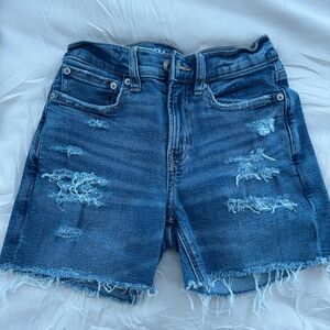 Distressed Denim Women's Shorts